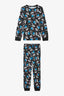 Black Boys Sonic Long Sleeve Cotton Pajama Set