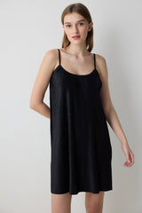 Fleur Black Nightgown - Penti Loves Paris Collection