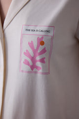 Summer Time Shirt Shorts Pajama Set