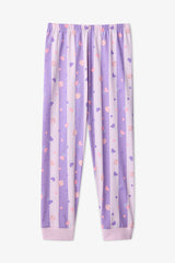 Pink Girls Kuromi Printed Cotton Pajama Set