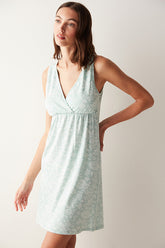 فستان نوم أخضر مطبوع من Joise