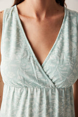 فستان نوم أخضر مطبوع من Joise