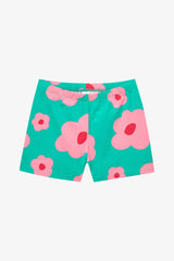 Girls' Flowers Multicolored 2-Piece Pajama Set