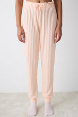 Cozy Rib Pink Trousers