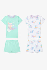 Girls Purrmaid 2-Piece Pajama Set