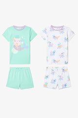 Girls Purrmaid 2-Piece Pajama Set