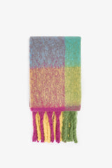 Colorful Gia Striped Soft Texture Scarf