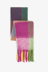 Colorful Gia Striped Soft Texture Scarf