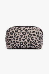 Leopard Brown Makeup Bag