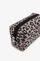 Leopard Brown Makeup Bag