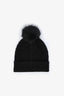 Black Luisa Pompom Beanie