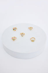 Girl Unicorn Colorful Ring