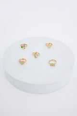 Girl Unicorn Colorful Ring