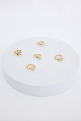 Girl Unicorn Colorful Ring