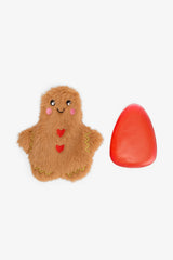 Light Brown Soft Textured Cookies Hand Warmer