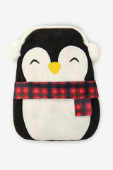 Penguin Black Hot Water Bottle