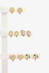 Girls Unicorn Colorful Earrings