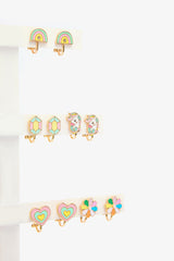 Girls Unicorn Colorful Earrings