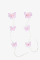 Girls Butterfly Lilac Hairclip
