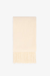 Ecru Warmy Soft Texture Scarf