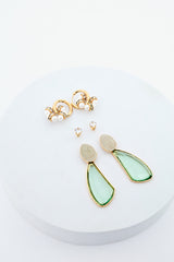 Longoria Gold Color Earring Set