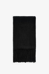 Black Warmy Soft Texture Scarf