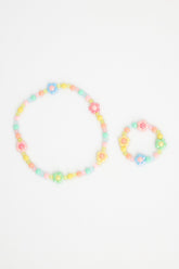 Girl Daisy Colorful Necklace