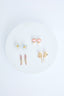 Ola Gold Color Earring Set