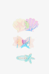 Girls Mermaid Colorful Buckle