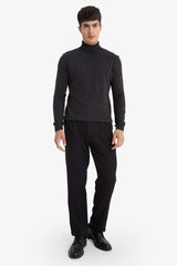 Slim Fit Slim Cut Turtleneck Basic Plain Knitwear Sweater