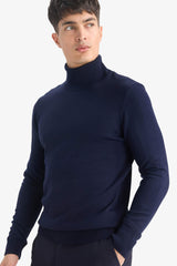Slim Fit Slim Cut Turtleneck Basic Plain Knitwear Sweater