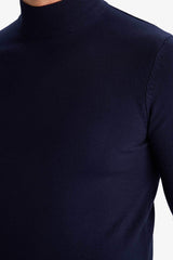 Slim Fit Slim Cut Turtleneck Basic Plain Knitwear Sweater