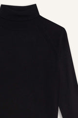 Girls Turtleneck Knitted Sweater