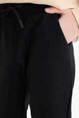 Boys Elastic Waist School Jogger Tracksuit Bottoms