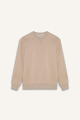 Regular Fit Crew Neck Thick Basic Plain Sweatshirt