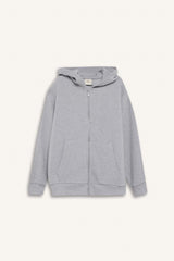 boys Hooded School Zippered Sweatshirt