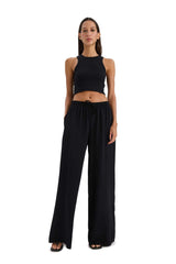 Slim Fit Camisole Halter Collar Tank Top