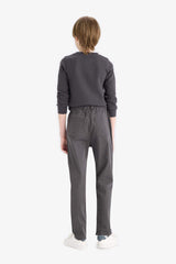 Boys Straight Leg Gabardine Trousers