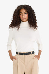 Regular Fit Turtleneck Half Sleeve Basic Plain Knitwear Sweater