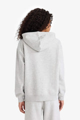 Regular fit hooded sweatshirt in a heavyweight fabric