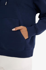 Regular fit hooded sweatshirt in a heavyweight fabric