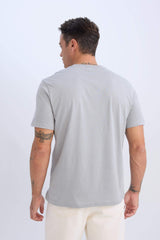 100% Cotton New Regular Fit Cycling Collar Basic Flat Short Sleeve T-Shirt