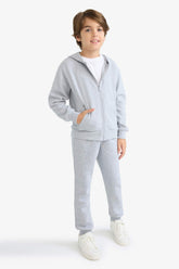 Boys Elastic Waist and Leg School Tracksuit Bottoms