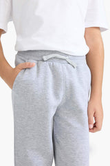 Boys Elastic Waist and Leg School Tracksuit Bottoms