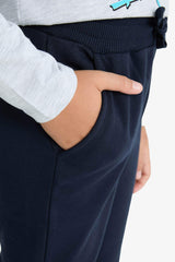 Boys Elastic Waist and Leg School Tracksuit Bottoms