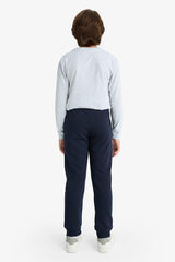 Boys Elastic Waist and Leg School Tracksuit Bottoms