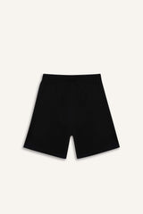Slim Fit Slim Cut Pocketed Cotton Basic Plain Bermuda Shorts