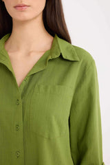 Regular Fit Basic Flat Pocket Shirt