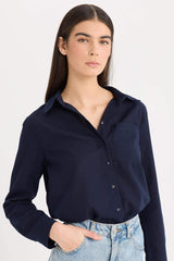 Regular Fit Basic Flat Pocket Shirt