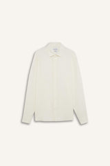 Regular Fit Polo Collar Muslin Long Sleeve Shirt